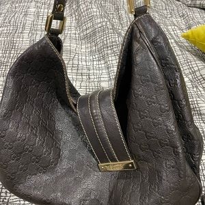 Authentic Gucci Guccissima Hobo Bag and wallet